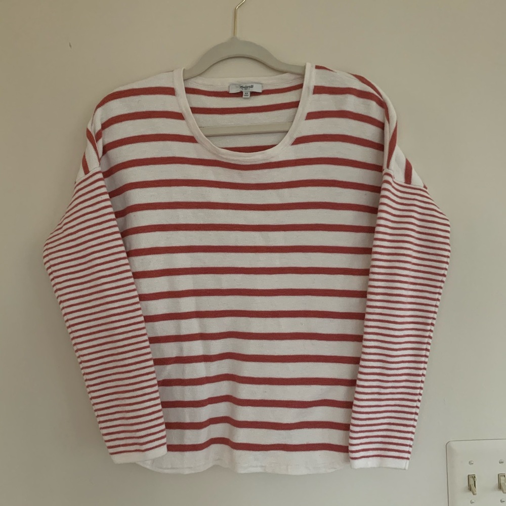 Madewell Striped Sweater Top | sz XS
